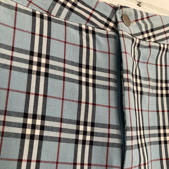 Vintage Inspired Two Piece Blue Plaid Set - Picture 4 of 6